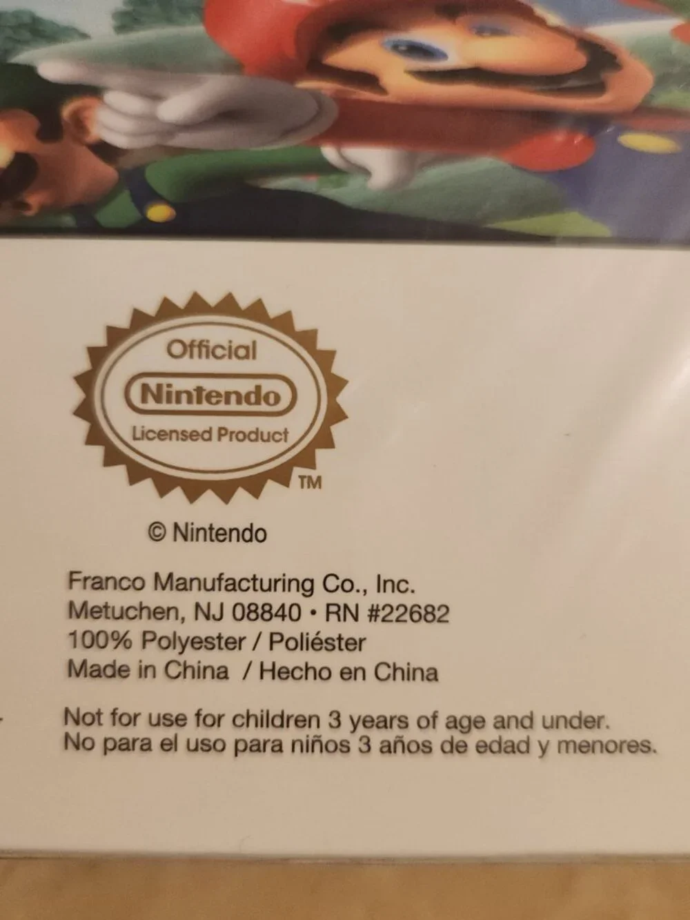 SUPER MARIO Full Size Sheet Set Trifecta Fun 4-Piece New Sealed